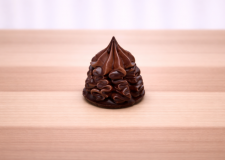 Flødebolle med lys chokolade