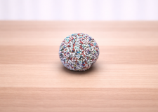 Romkugle med krymmel