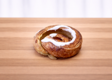 Snegl med hvid glasur